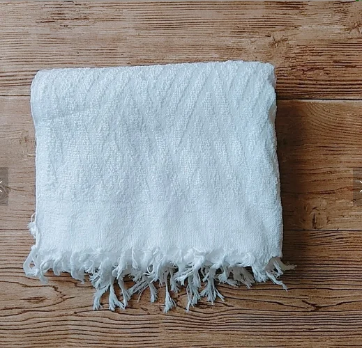 Polyester cotton jacquard terry muslime hajj towel,ihram clothing,prayer clothes