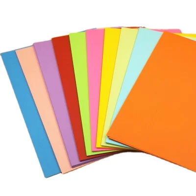 A4 A5 color woodfree paper 80gsm 180gsm Manila bristol board 500 sheet ream paperboard