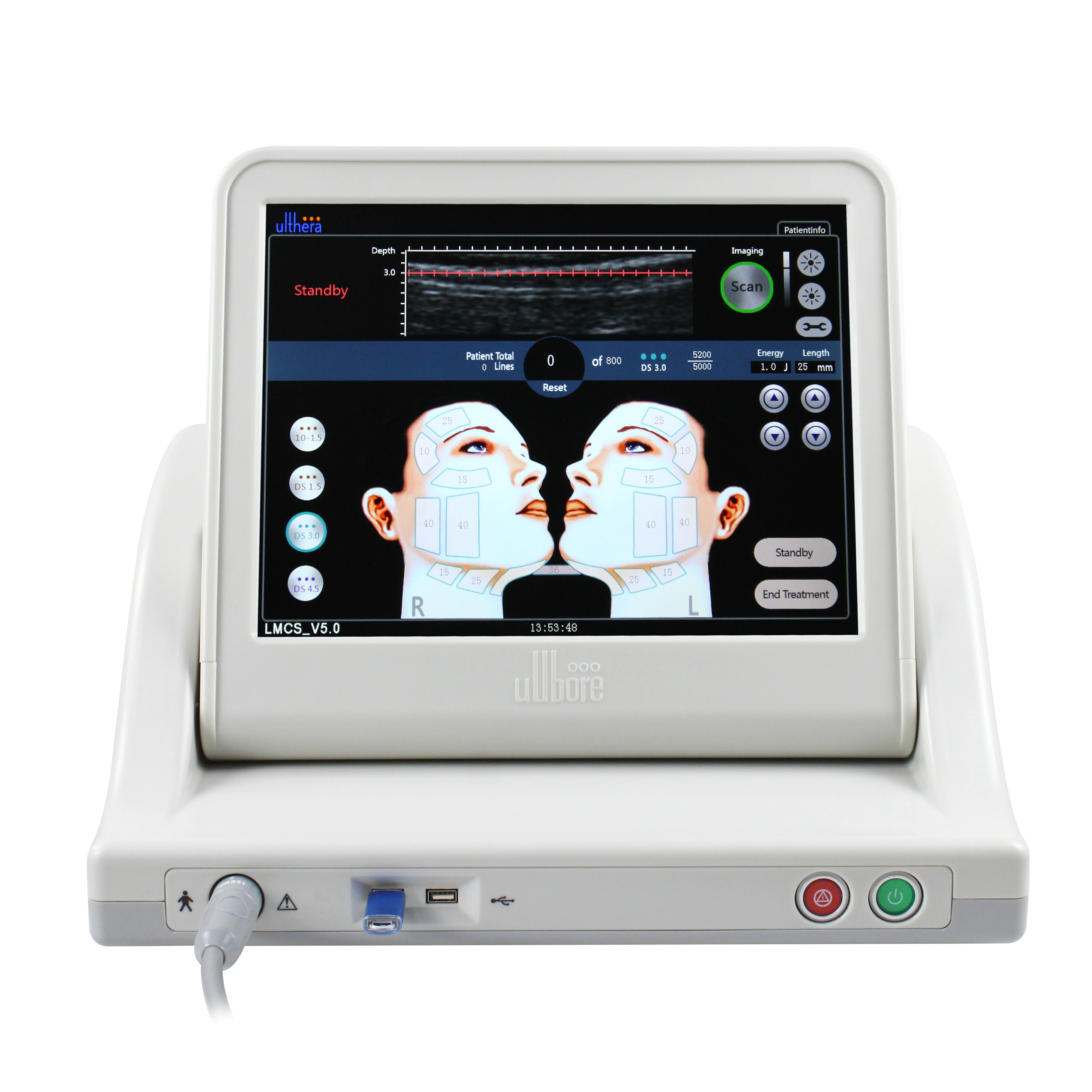 2023 portable 3/5 cartridges face lifting beauty salon equipment Painless Skin Rejuvenation  wrinkle removal Skin Care machine