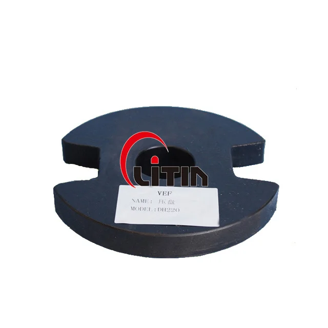 LITIAN Excavator Tension Assy Spare Parts Excavator Idler Yoke DH150 Yoke & Spring-Support Plate