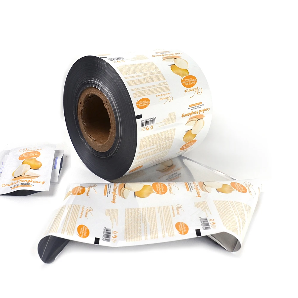 Aluminum PE Packaging Mylar Roll Film Color Printed Sachet Plastic Roll Stock Foods Laminated BOPP Film Roll