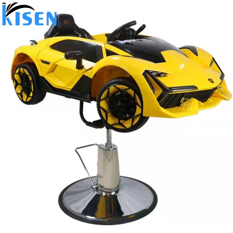 Wholesale Price Children Barber Chairs Portable Salon Used Hairdressing Motors Kids Cars Cutting Chairs with steering wheel