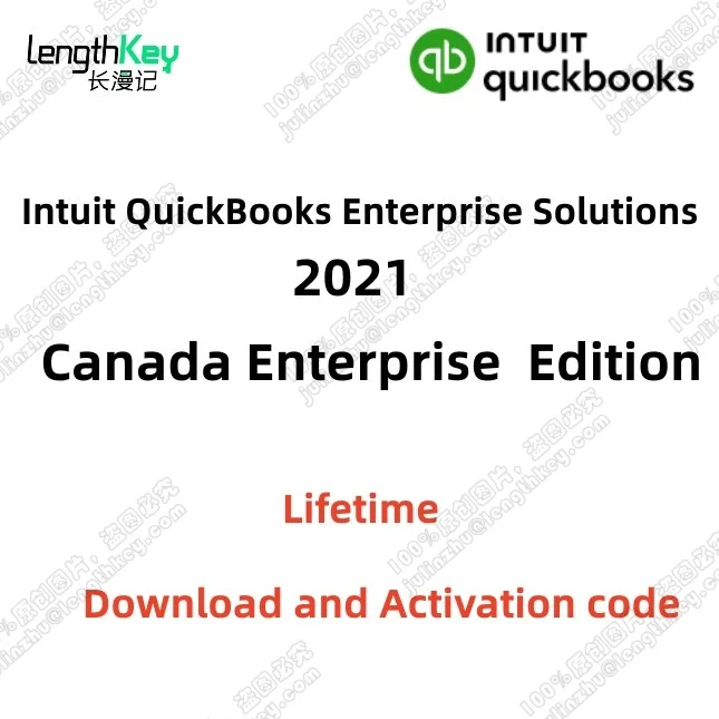 24/7 Online Email Delivery Intuit QuickBook Enterprise Solutions 2021 Canada  Edition Lifetime Financial Accounting Software