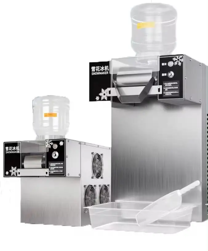 Hot Small Mini Ice Cream MachineSnowIce Machine Air Cooled Snow Ice Machine Home Ice Machine