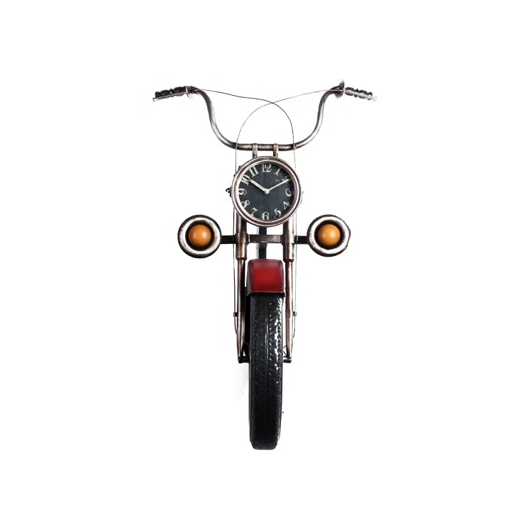 Best Selling Motorcycle Modeling Wall Art Decorative Crafts Cool Metal 3d Home Decoration Iron Europe Welding Vintage Car Model