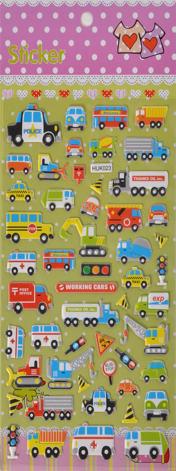 
New Arrive Puffy Stickers Animal Car Easter Cute Foam Sticker Mixstyle For Children Diy Sticker 