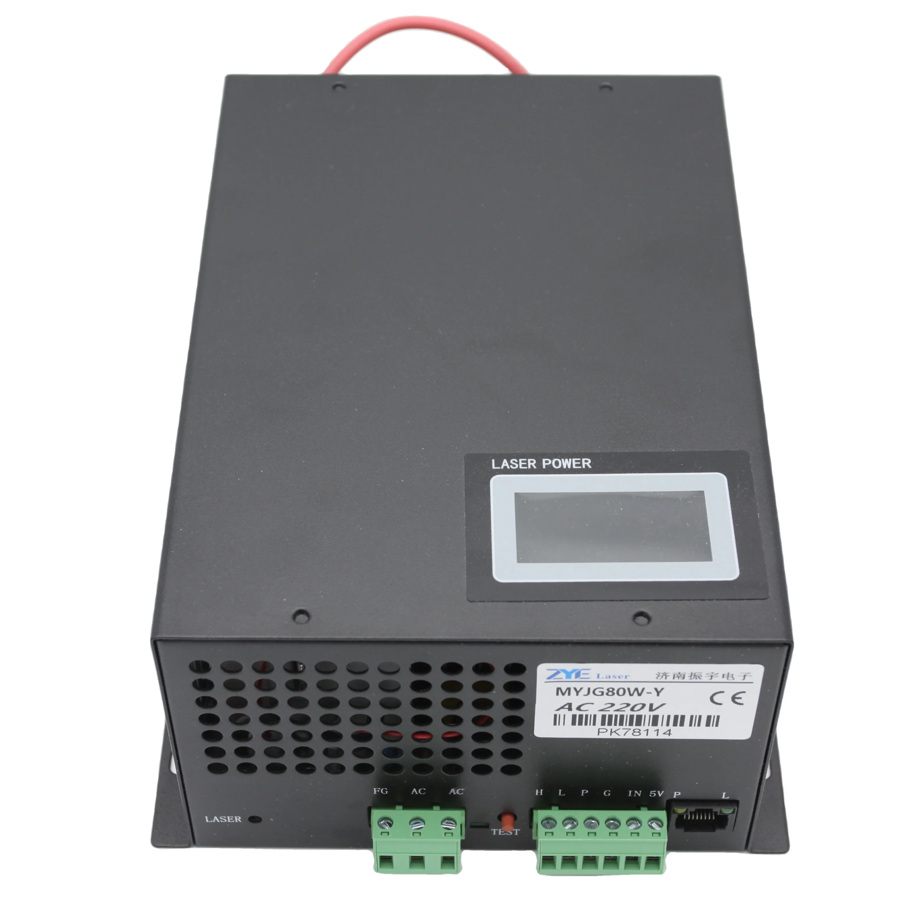 80W-Y бестселлер ZYE MYJG CO2 лазерный источник питания для лазерной резки