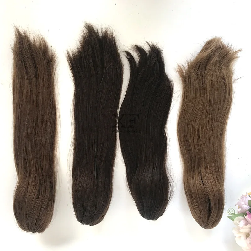 
Fast Delivery 100% European Hair Pony Tail Clips Soft Human Hair Coucou Clips For Women 