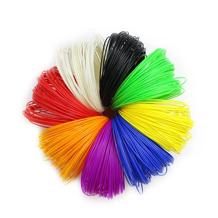 32 Color 3D Printer Pen DIY Plastic Supplies 3m 5m 10m 1.75mm PLA ABS PCL Filament Refills For 3D Printer Printing Pen