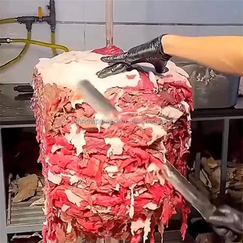 Electric meat cutter cutting machine flesh beef chicken cutter slicing meat slicer fully automatic meat