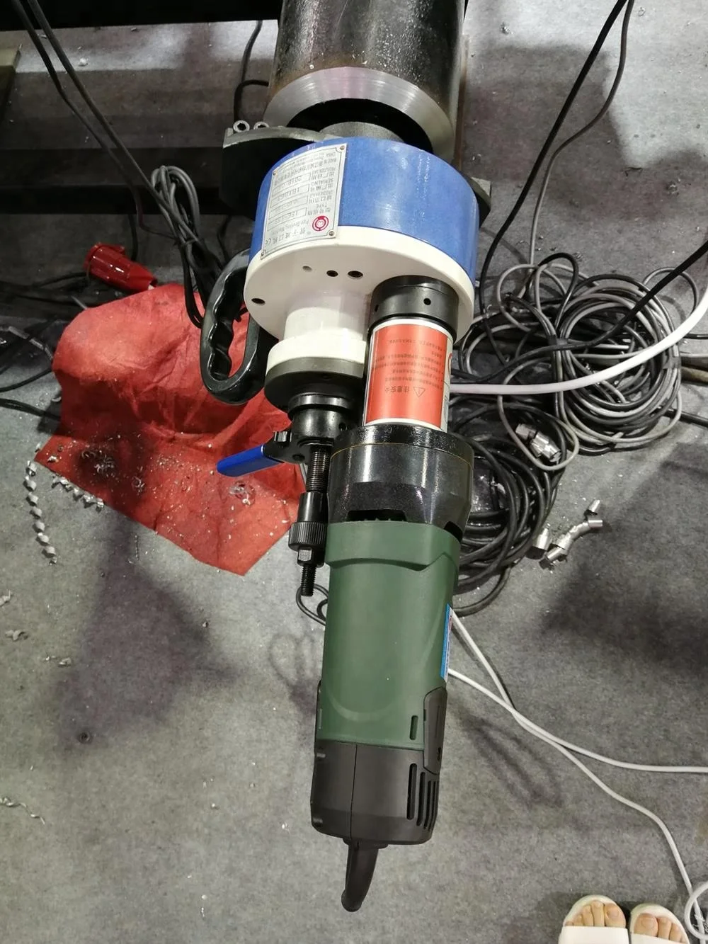 ISP-159 Pneumatic Economical Handy Pipe Beveling Tool Machine