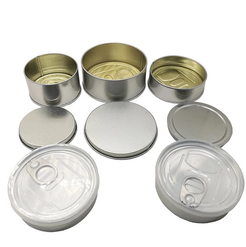 30g 50g 100g Tin Cans Metal Containers Tinplate Tin Can with Lids