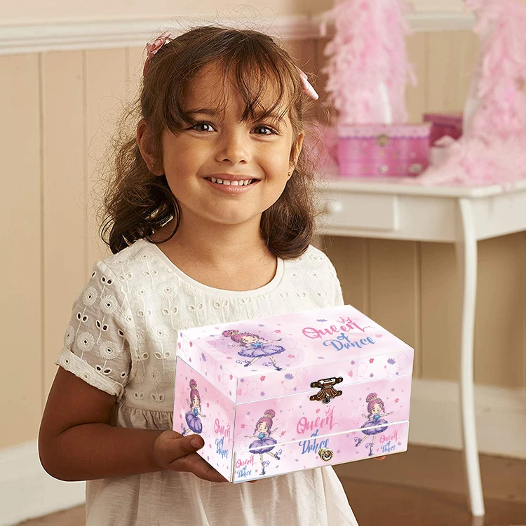 Ever Bright Jewelry Music Boxes Dancing Girl Music Box Ballerina Musical Boxes for Baby Girls