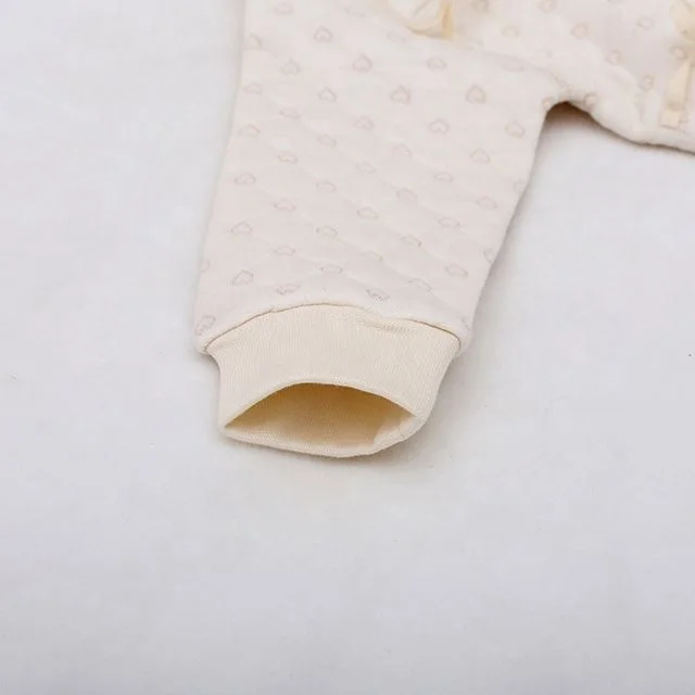 WF80907 2022 Organic cotton Baby Clothes Long Sleeve Knitted Baby sandwach Boy Romper Suits