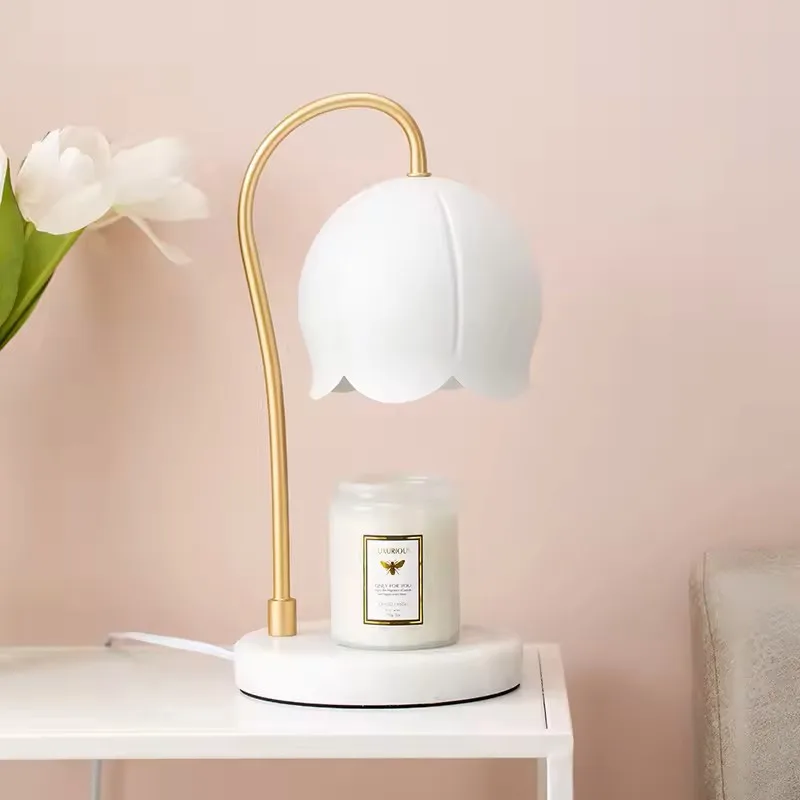 Wholesale Luxury Ceramic Glass Electric Candles Wax Melts Warmer Table Lamp Oil Burners Gift