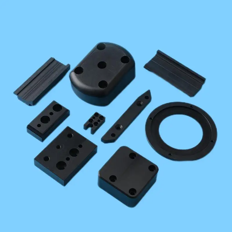 Peek Uhmwpe pom Nylon PTFE pps cnc Parts Plastic Machining cnc Machine Customize