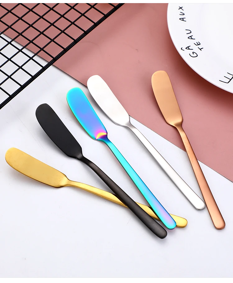 Factory Direct Sales Cheese Dessert Knifes Stainless Steel Butter Knife