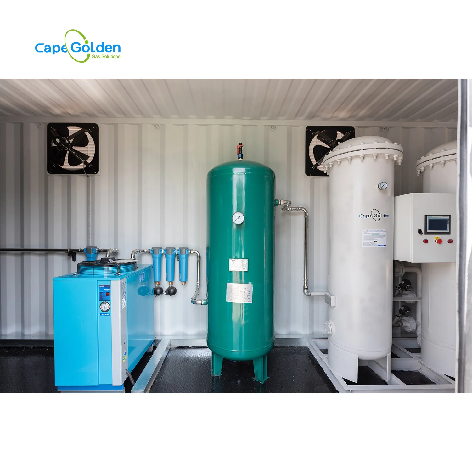 High Purity 99.9995% Nitrogen Generator PSA Gas Making Machine 220V Nitrogen Replacement Air N2 Plant Use Various Industries