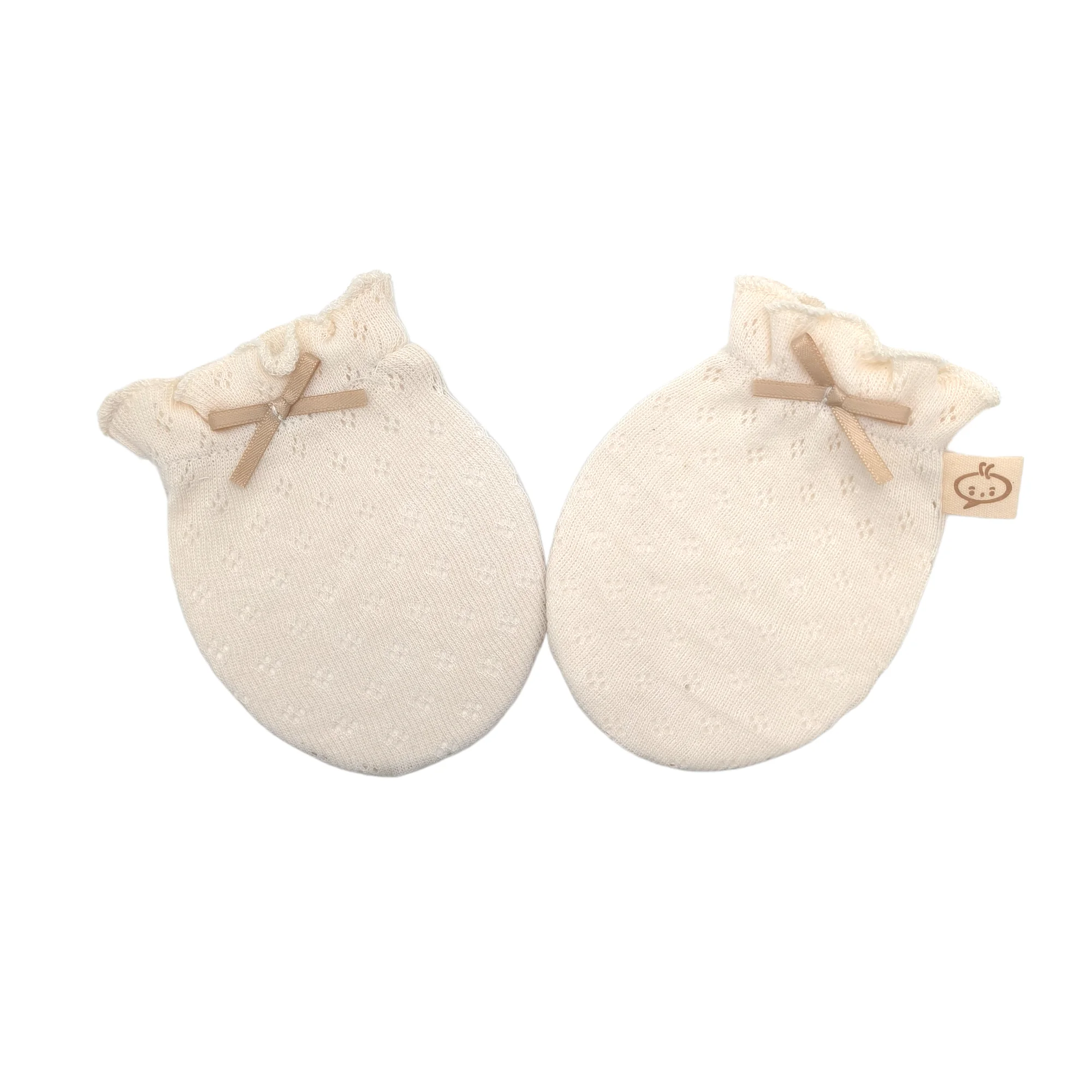 Babymio Ready Stock Newborn Mitten Baby Cotton Organic New Style Infant Boy Girl Soft Gloves