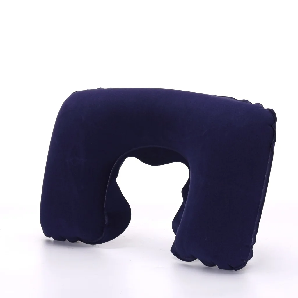 U shape lightweight cheap air neck pillow travel inflatable pillow