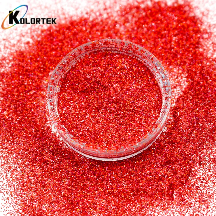 Bulk High Sparkle Holographic Glitter Powder Professional OEM For Festive Decoration
