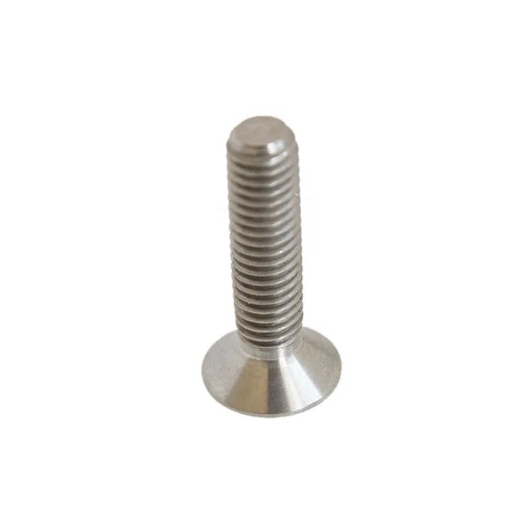 Lightweight high strength  DIN7991 M6x25 Torx socket countersunk head GR5 Ti-6al-4v titanium bolts screws