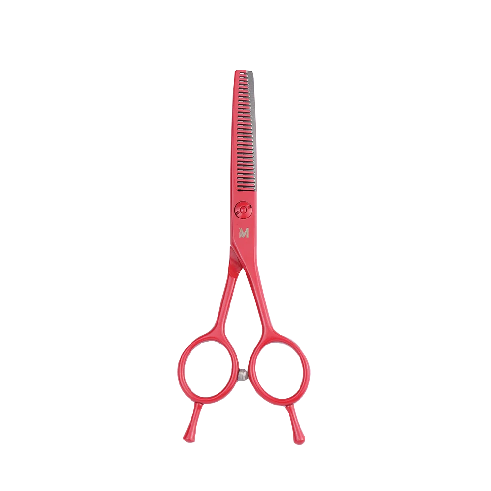 Professional Red Hair Scissors Barber Hairdressing Cutting Thinning Scissors