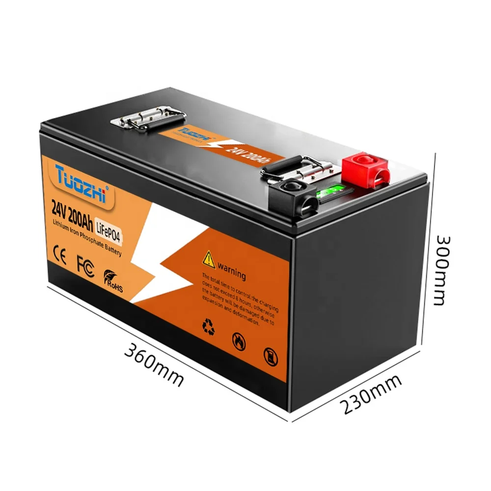 Solar Power Bank 24V200Ah LiFePo4 Battery Pack Rechargeable LiFePO4 battery for 24 V 200 ah LiFePO4 battery