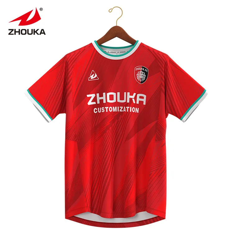 Oem Service Sublimation Custom Jersey Comfortable and loose Football Jersey Soccer Jersey