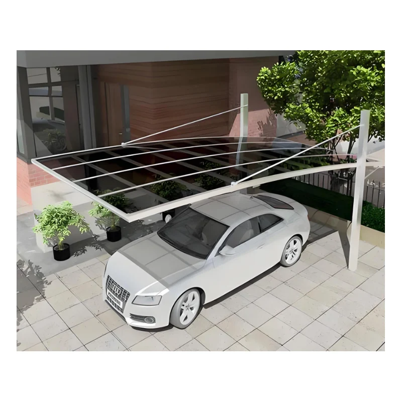 2024 New Arrival  Luxury Decorated Convenient Carport Aluminum Metal Louver Roof Carport Car Cover Car Parking Canopy Sun Shade
