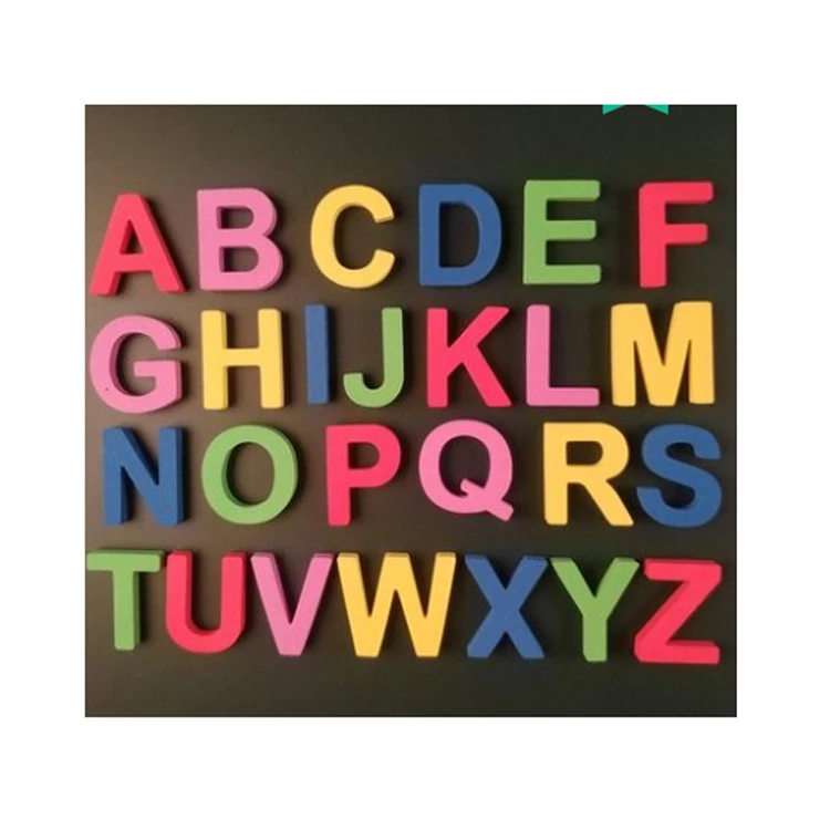 New Mold 26PCS Baby EVA Foam Numbers Letter Puzzle Toy Eva Souvenir Fridge Magnet