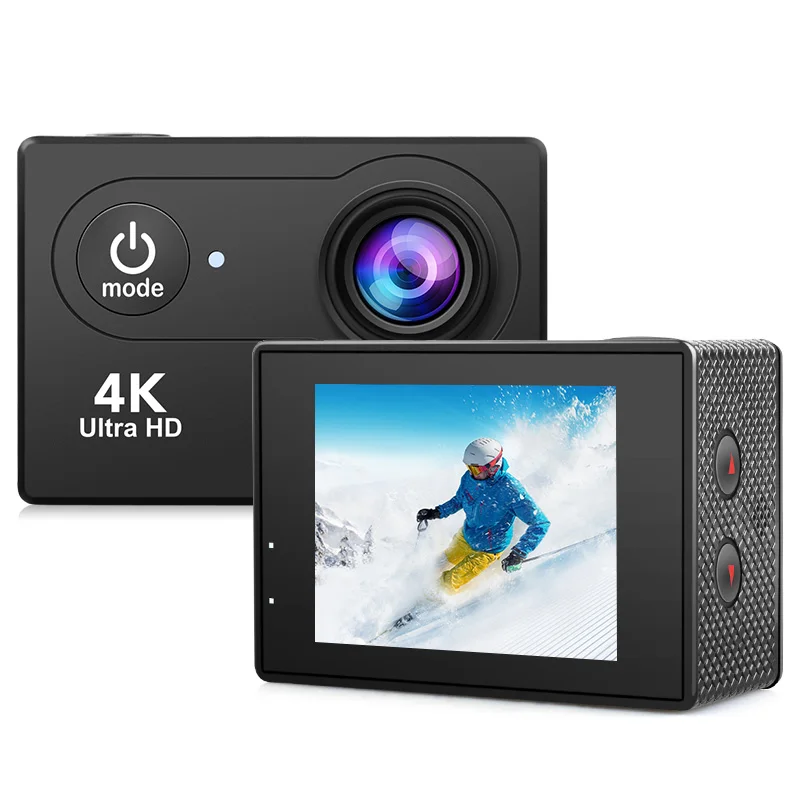 Ausek Support Eis Usb 2.0 Cycling Diving 4K Sport Camera Waterproof Underwater Wifi Action Camera Water Actie & Sport Camera