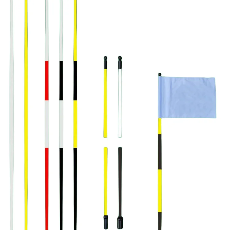 Custom Size Durable Golf Course Equipment Sign Flag Pole Golf Course Accessories Pole