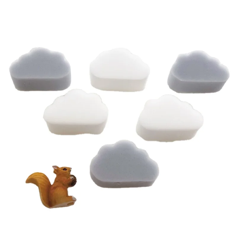 Mini Can Be Used As Upholstery Cloud Shaped Melamine Sponge