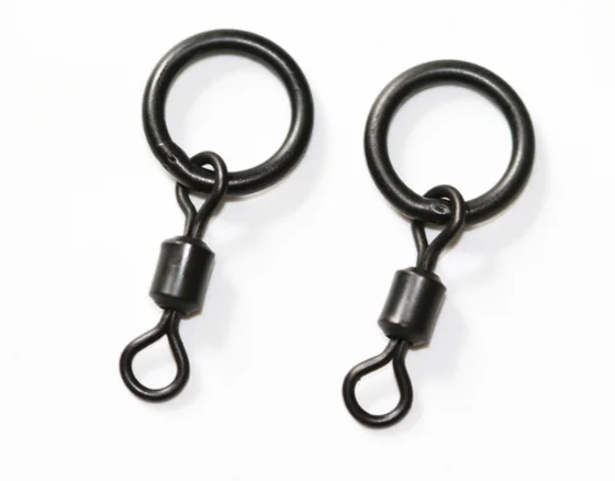 IN stock Rolling Swivel With Big Solid Ring Carp Fishing Terminal fishing carp tackle