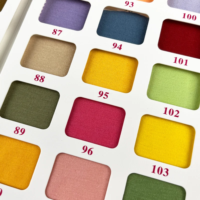 lightweight and breathable 40 cotton CVC plain fabric 110gsm 65%polyester 35% cotton knitted t-shirt fabric