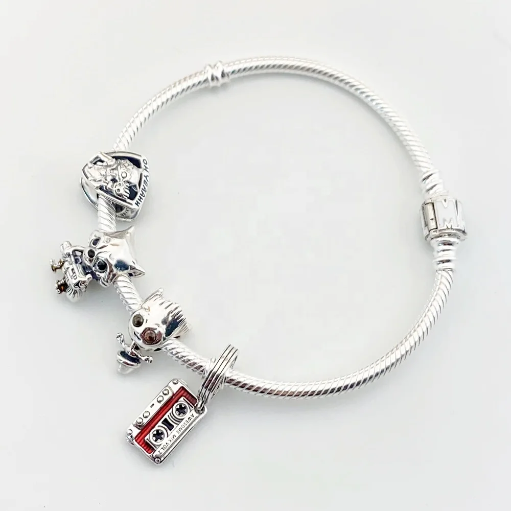 New Arrival Marvel Series Guardians Of The Galaxy Charm Bead Fit Pandoraer 925 Original DIY Bracelet s925 Silver Jewelry