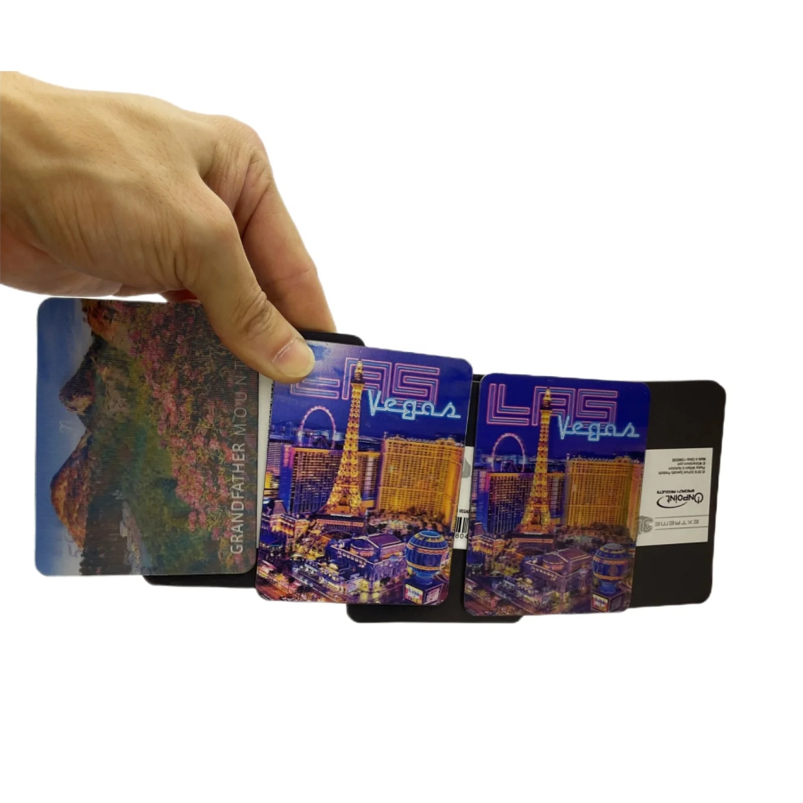 hot sales custom US city skyline style 3D lentiuclar fridge magnets  promotional magnet for gifts premiums and souvenir
