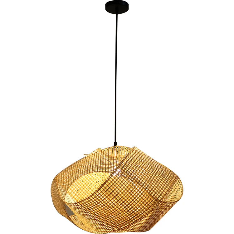 Nature bamboo original design lamp shade light pendant 100% handmade high quality