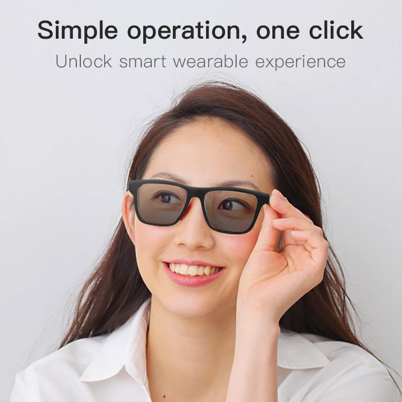 Smart connected mobile phone voice call glasses fashion anti blue light Sunglasses
