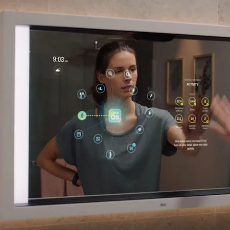 bathroom led smart mirror android smart mirror tv magic smart mirror