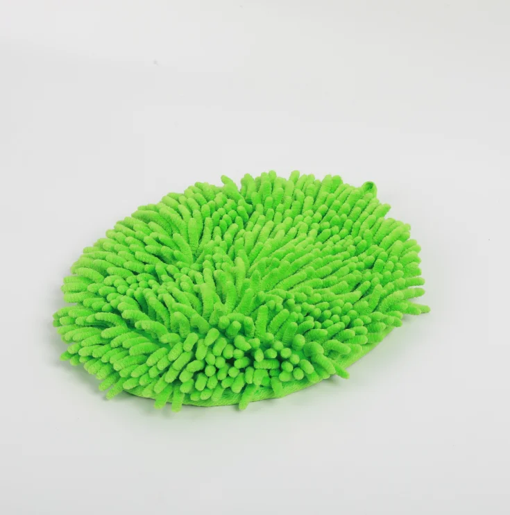 Auto micro fiber chenille gloves cleaning dusting glove car microfiber chenille wash mitt