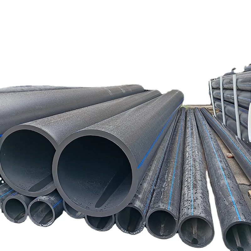 Hdpe double SN8 600 мм Настенная гофрированная дренажная труба 200 Двухстенная