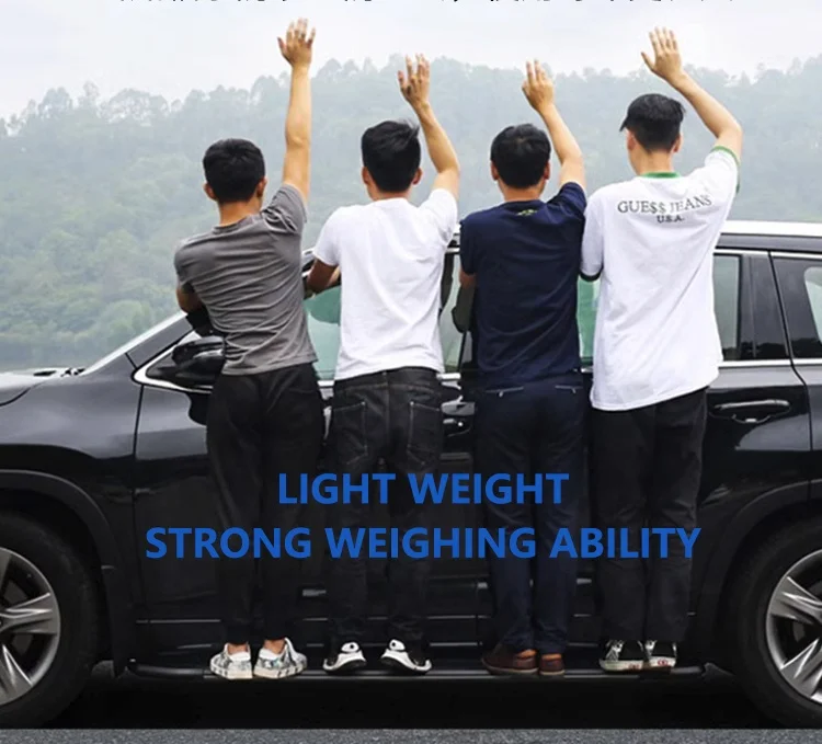 Electric LED Light Colorful App Quiet Foot Pedal Side Step for Porsche Cayenne Electric Running Boards Vehicle Car Protection