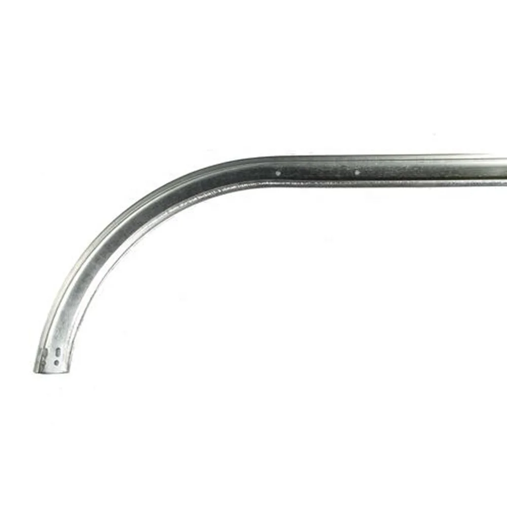 Round Track Sliding Door Kit Residential Garage Door Horizontal Curve and Vertical Track Low Headroom Sliding Garage Door Track