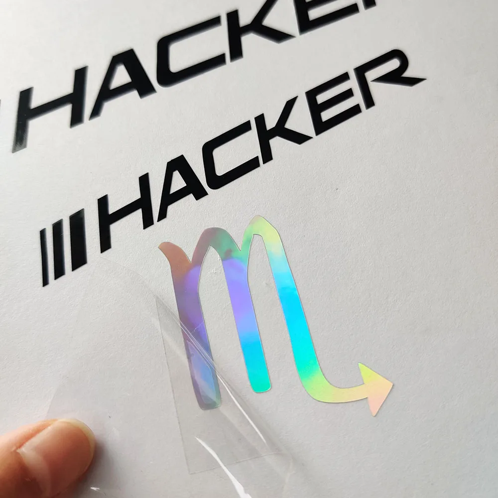 Waterproof hologram Resistance Vehicle Transfer Amine Car Decals Custom Vinyl Die Cut Window Stickers 3d Car Decal