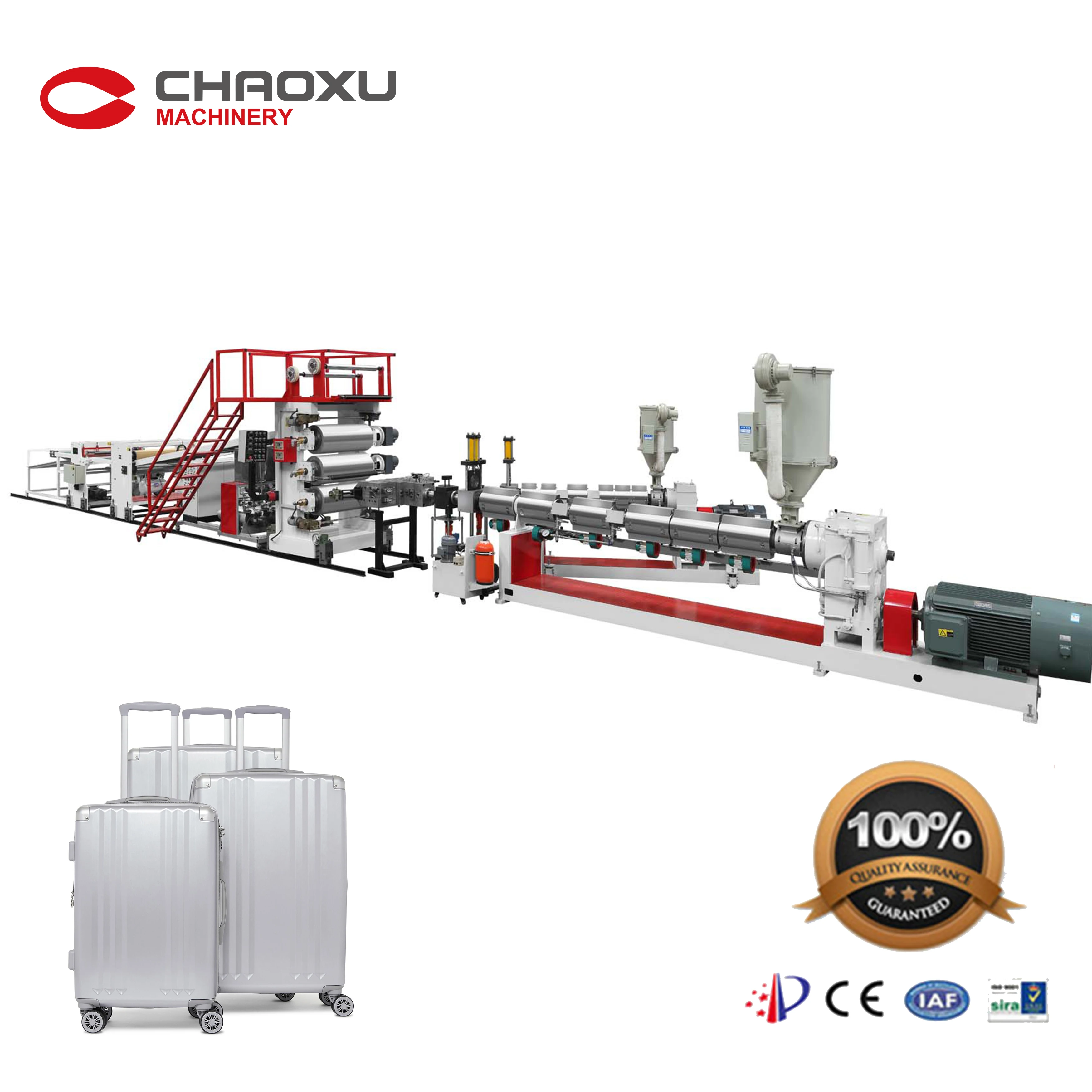 CHAOXU Plastic Board Making Machine ABS PC Plastic Sheet Extruder Machine