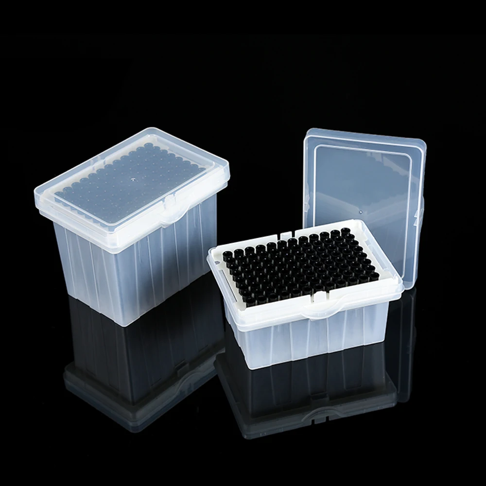 Lab consumables transfer sterile conductive pipette low retention 200ul pipette tip with filter 96well