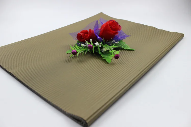 Flower packaging solid color corrugated paper new plain paper monochrome bouquet wrapping paper corrugated packaging