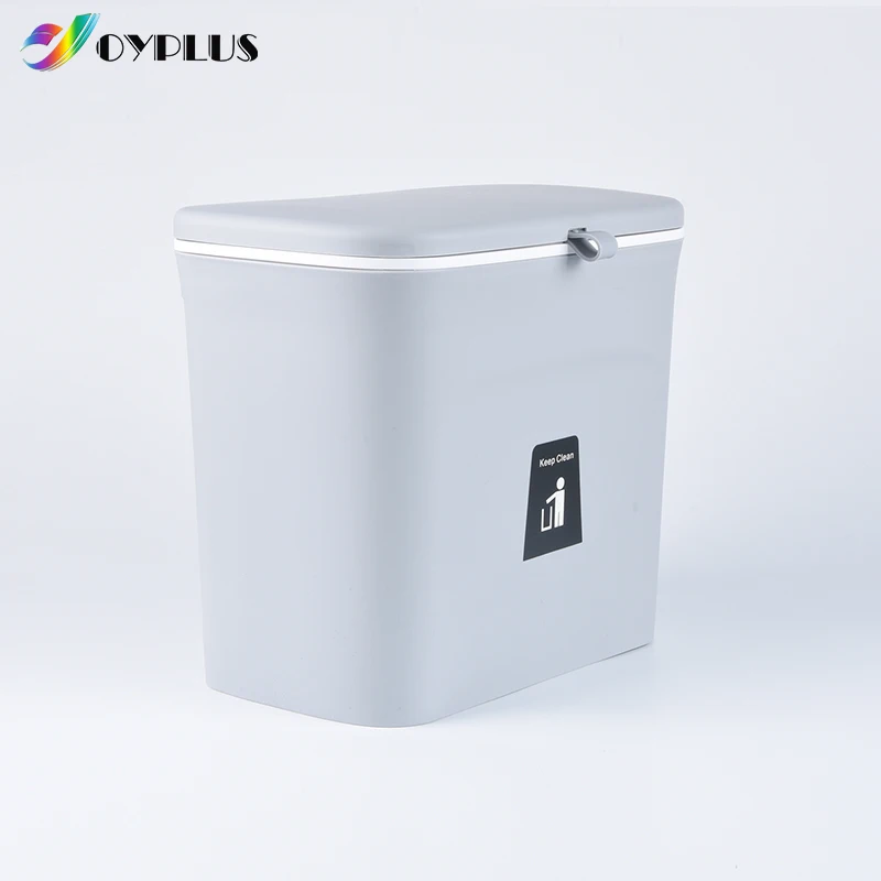 New 9L restaurant office hanging kitchen trash can plastic kitchen bin garbage trash waste bins